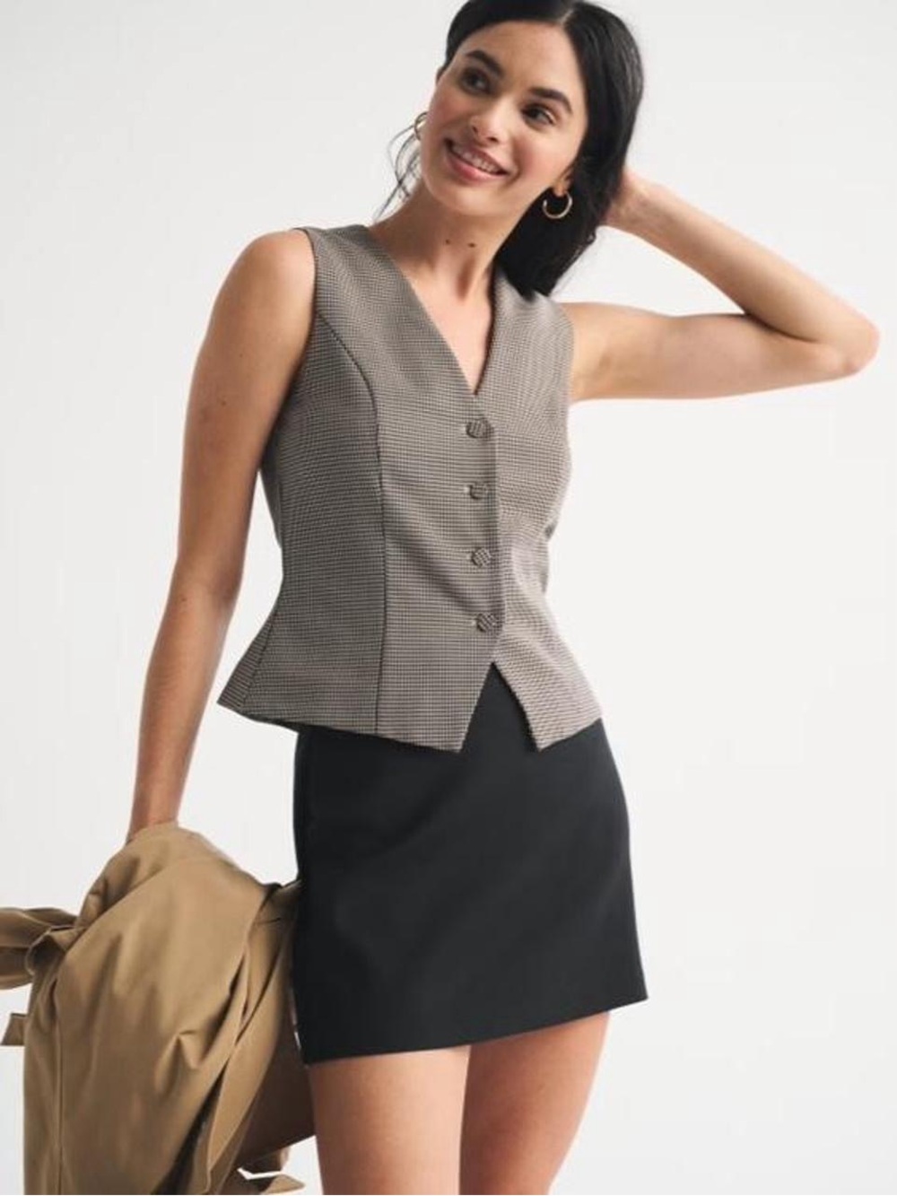Abercrombie & Fitch Scarlett Mini Skort - Black
